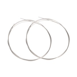 Bstinay 2PCS 1m 13# Steel Piano Music Wire for Replacement of Broken Strings Dia 0.775mm Silver