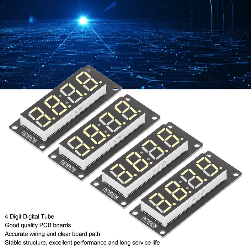 4 Set 4 Digit Digital Tube LED Display Board 7