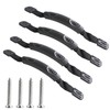 bociloy 4PCS 2 Hole Kayak Carry Handles, Non-Slip Rubber Kayak