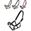 Marengos - Diamond Leather Headcollar | Halter for Horses |