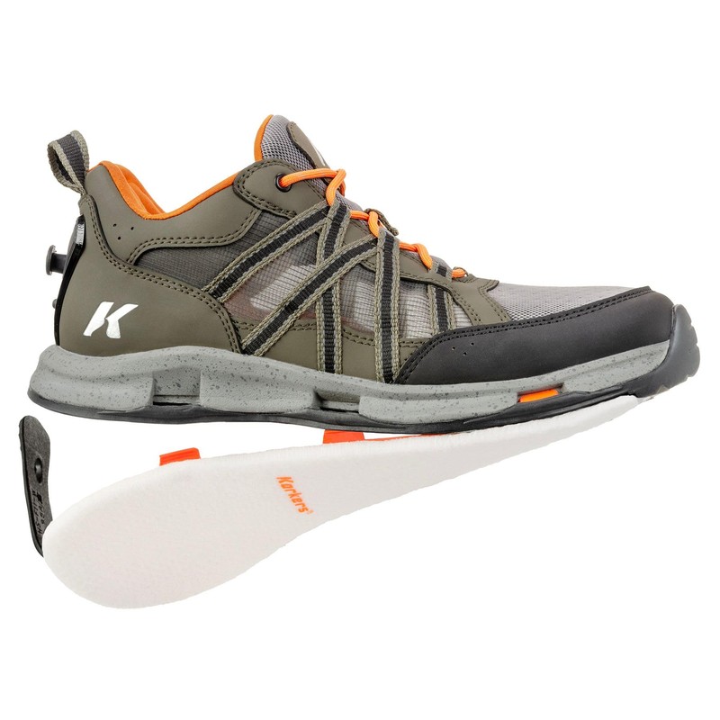 All Axis Shoe Green w/Felt Sole, Size 13