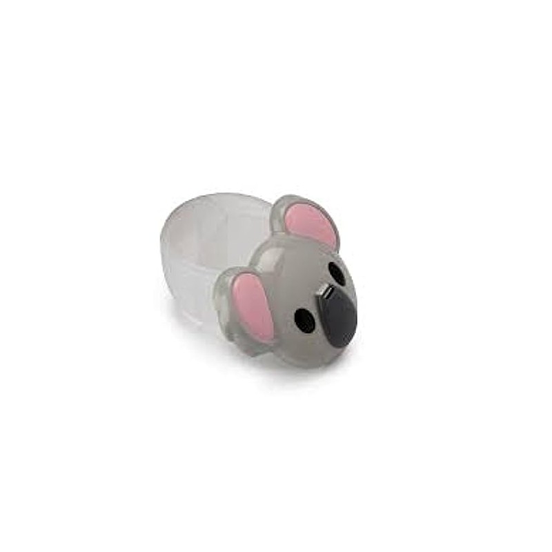formula dispencer Melii Koala, gris, rosa, transparente, 8 onzas