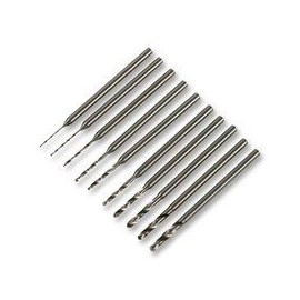 HSS Micro Drill Bits Set of 10 - 0.5 to 2.2mm