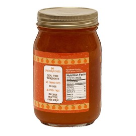 Green Jay Gourmet Peach Jam - All-Natural Fruit Jam with Peaches & Lemon Juice - Vegan, Gluten-free Jam - Contains No Preservatives or Corn Syrup - Made in USA - 20 Ounces