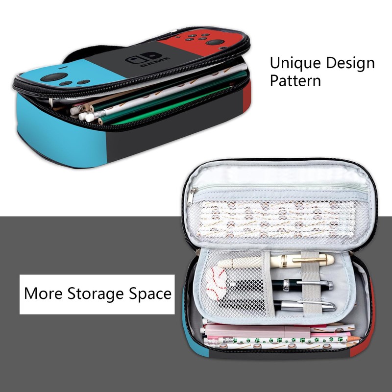 ROVOZAR Video Game Pencil Case for Boys Girls, Game Controller