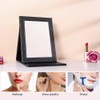 DUcare Folding Mirror Portable Travel PU Portable Adjustable Rectangular Ultrathin
