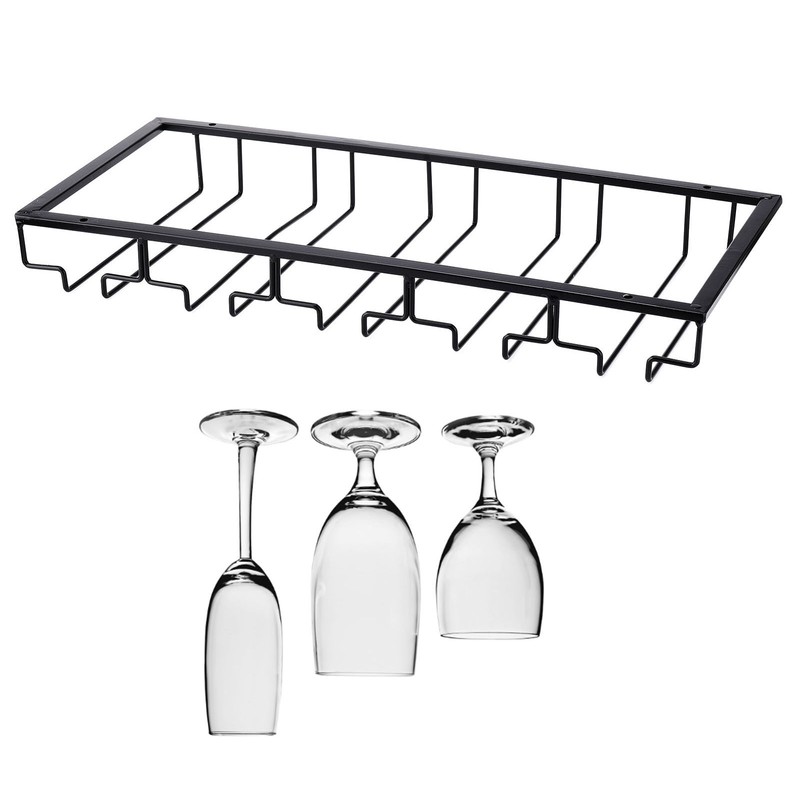 European Glass Holder Iron Hanging Wine Glass Rack Home Bar