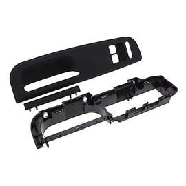 kfz-premiumteile24 Door Handle Covers Compatible with Bora Golf 4/1J Passat (3B 3BG) Pull Handles Lower Part Door Opener Driver Door in Set of 3 for 2 x Electric Windows Anthracite