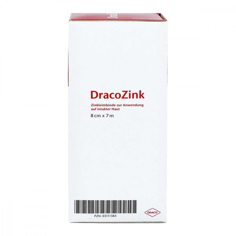 Zinc Glue Bandage Dracozink 8 cm x 7 m Pack