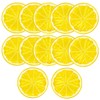 12Pcs Fake Lemon Slices Artificial - Fruit Party Decorations Fake