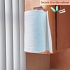 Qywwss Paper Towel Holder for Kitchen - Magnetic Stainless Steel