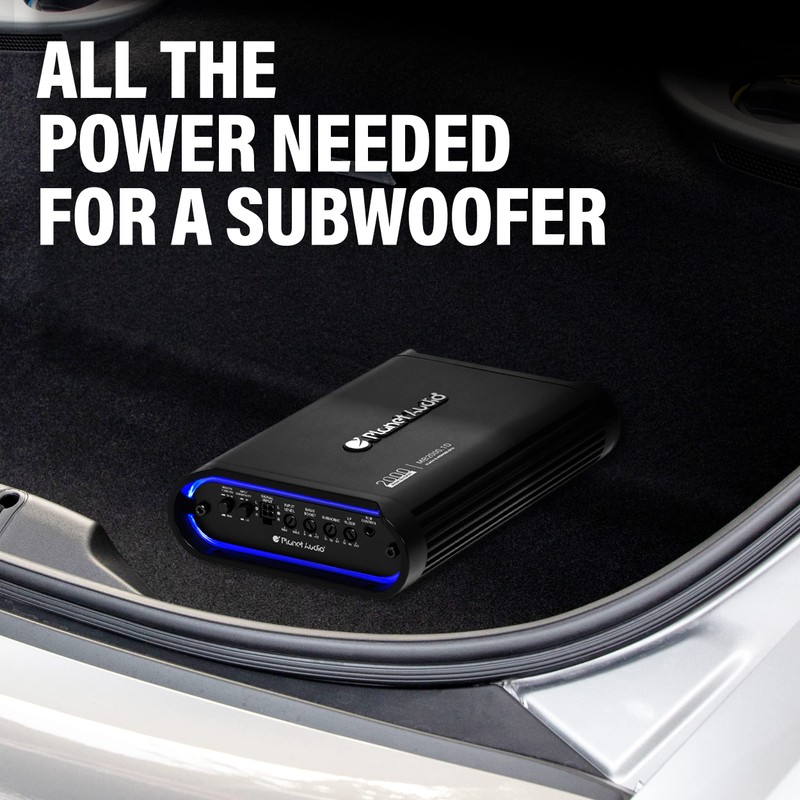 Planet Audio MB2000.1D Class D Car Amplifier - 2000 High