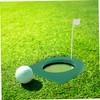 GRIRIW Golf Putting Practice Cups Set Portable Plastic Training Aid