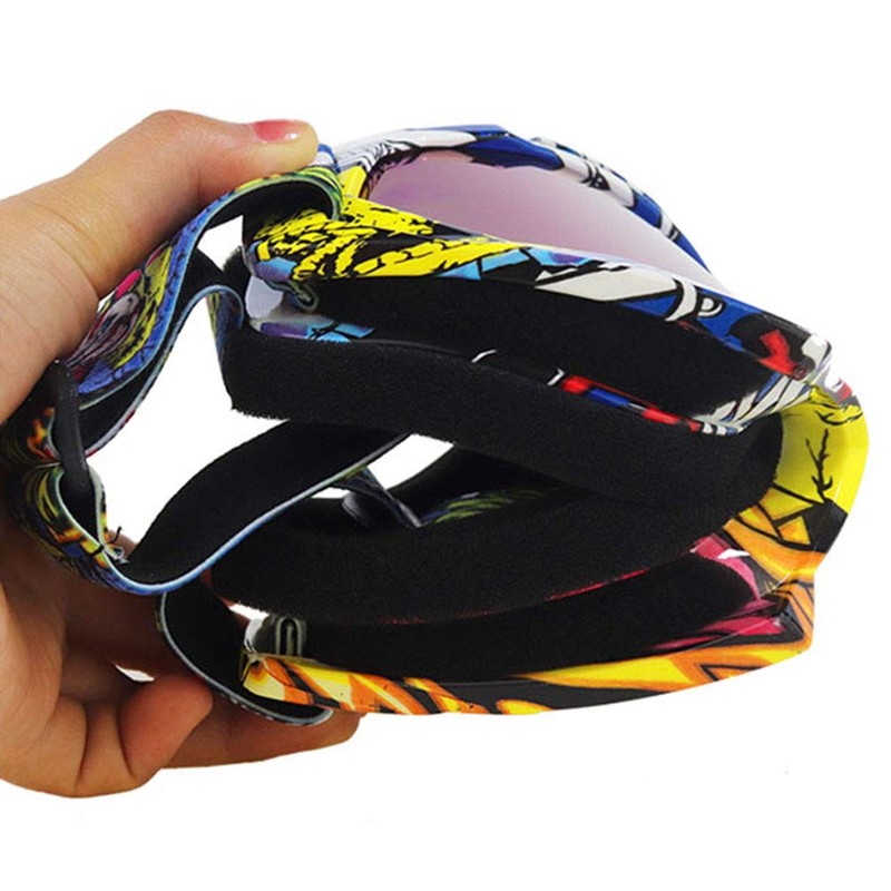 KENANLAN Motocross Goggles Motorcycle Goggles Windproof Protective Goggles Motorcycle Dirt