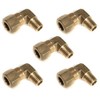 Brass Fittings Male Thread Right Angle Pack of Knee Compression