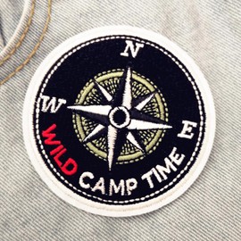 BPA Embroidered Patches Iron on Sew on Patches for Clothing Jackets etc.-Wild Camp Time