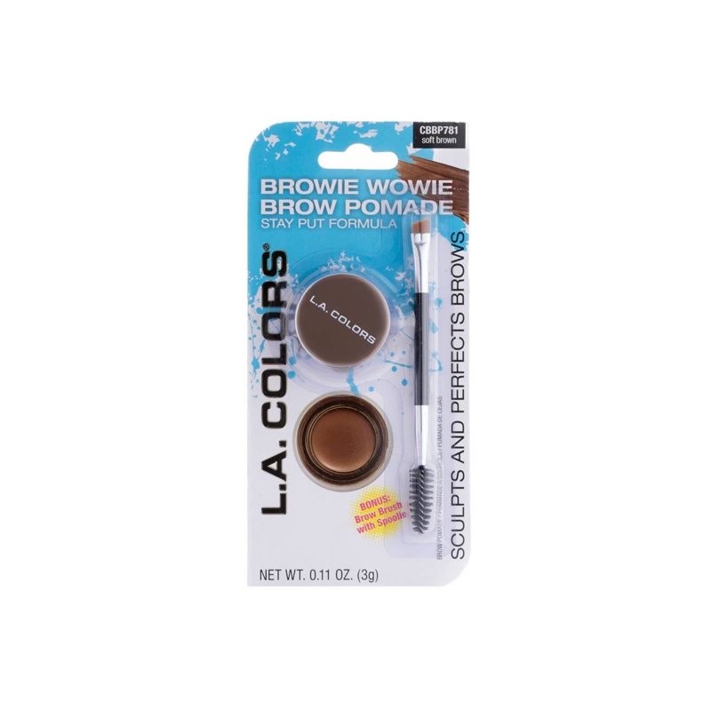 Pomada de cejas LA colors Con brocha Café 3g