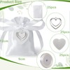 Sonekin Pack of 25 Satin Wedding Favours Gift Bags with