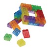 Excellerations Jumbo Translucent Building Bricks, 206 Pc Value Pack with