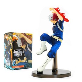 My Hero Academia: Shoto Todoroki PVC Figure Toy - 19cm Anime Statue Souvenir Collectibles Decorations Model Crafts Doll Toy Gift - Cute