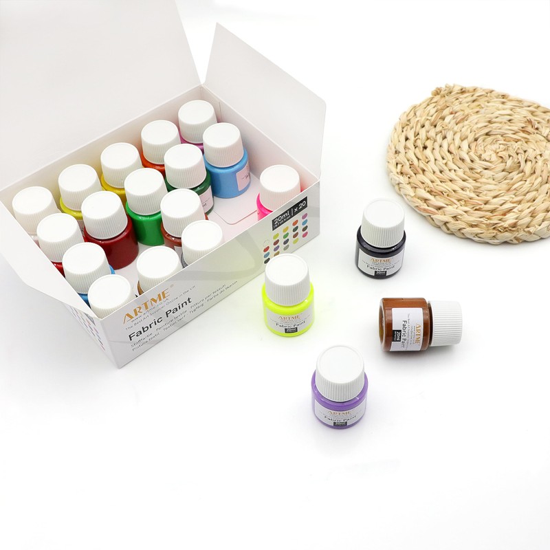 Artme Fabric Paint Set 20 Colours 20ml x 20 -