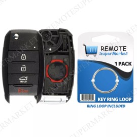 REMOTESUPERMARKET Remote Shell Case Cover For 2014 2015 2016 2017 2018 2019 Kia Soul Car Key Fob