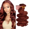 20 22 24 Inch DiexrLamx Hair Copper Bundles Reddish Brown