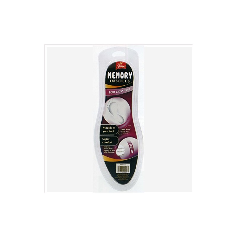 Pair of Memory Foam Insoles Cut to Size Men Women