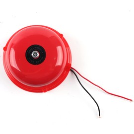 Läutewerk Fire Protection 100 db, 4 Inch Bell Loud Fire Bell Electric Doorbell Fire Alarm Bell for School Fire Alarm Emergency Evacuation Factory Workshop (12 V)