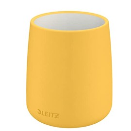 Leitz Cosy Series 53290019 Ceramic Pen Holder Warm Yellow