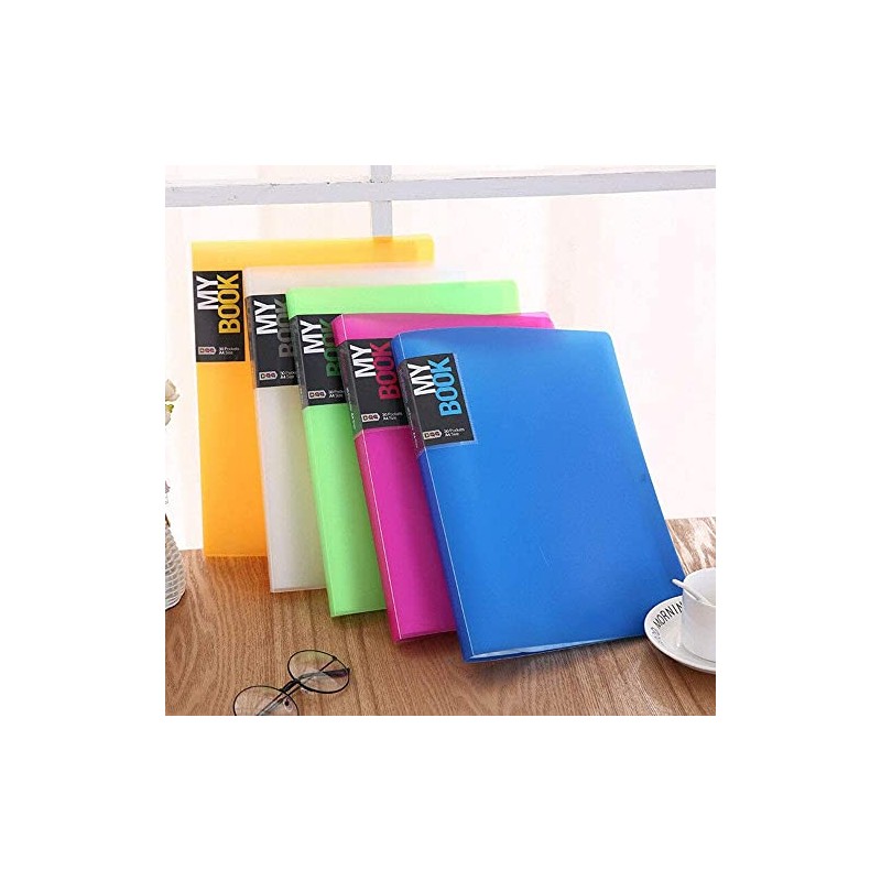 A4 Binders File Folders Sheet Presentation Book 40 Pages Capacity