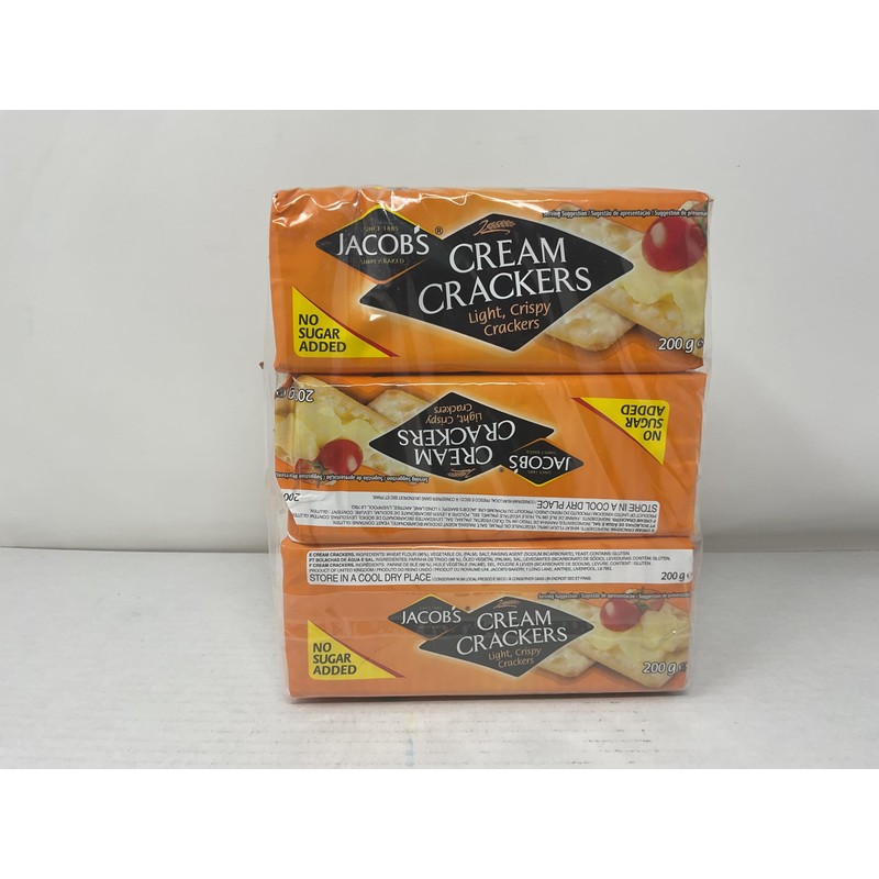 Jacobs Cream Cracker 200g (3 Pack)