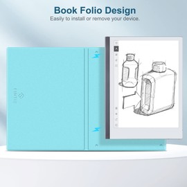 FINTIE Case for Remarkable 2 Digital Paper Tablet 10.3 Inch 2020, High-Quality PU Material, Lightweight Book Folio Cover with Pen Holder, Not Fit Remarkable 1, Jade