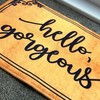 eBoutik - Hello Gorgeous Doormat - Cute Housewarming Welcome Mat