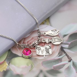 Gzrlyf Nail Artist Bracelet Manicurist Gift Nail Technician Gift Nail Artist Gift Thank You Gift Nail Tech Appreciation Jewelry (Nail Artist bracelet)