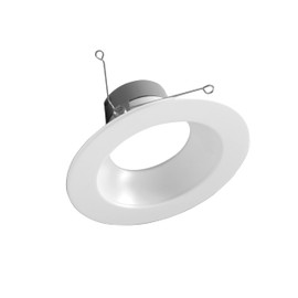 NICOR Lighting DLR566091203KWH DLR56(v6) 5/6-inch White 900 Lumen 3000K Recessed LED Downlight