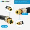 2025 Upgraded 1/2" HVAC Vacuum Hose Evacuation Kit，Valve Core Removal