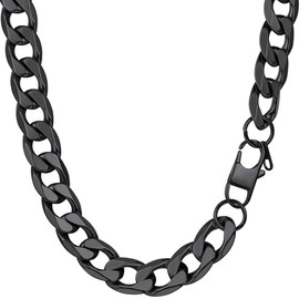 PROSTEEL Necklaces for Men Him Collar Rapper Jewelry Mens Stainless Steel Chunky Chain Cool Men Necklace