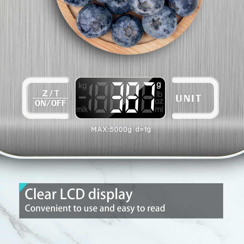 Digital Kitchen Scale,Food Scale for Meat Baking Weight,Unit Gram OZ