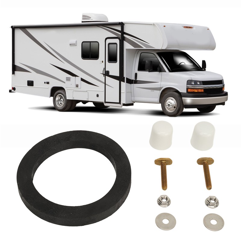 RV Toilet Seal Kit 385311652 Reliable Flush Seal Mounting Hardware