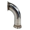 2.5" ID V-Band Turbo Stainless Steel 90 Degree Exhaust Elbow