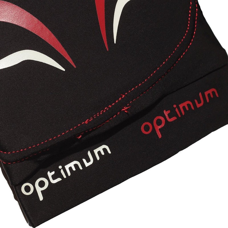 Optimum Boy's Tribal Protective Shoulder Pad - Black/Red, X-Small