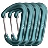 TRIWONDER Carabiner Clips 12kN Aluminium Carabiner Heavy Duty D Shape
