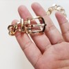 Creative Flexible Metal Snake Shape Curtain Tiebacks (2-Pack | Golden)