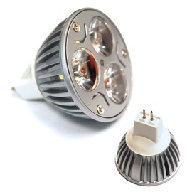 CTKcom MR16 3W LED Bulb(6 Pack)-Warm White 2700K LED Bulbs 35W Halogen Equivalent Ultra Bright 60 Degree Beam Angle Recessed Track Light Landscape 300 Lumens MR16 Spot Lamps 12V