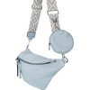 styleBREAKER 02012398 Women's Crescent Moon Crossbody Shoulder Bag Set 3-Piece
