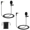 Paquete de 2 micrófonos Lavalier compatibles con DJI MIC 2,