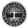 World Tree in Rune Circle Patch | Runes, Irminsul, Yggdrasil,
