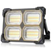 500W Led Work Light Rechargeable,42000MAh Solar Portable Light, 42000LM Magnetic