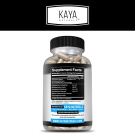 Kaya Naturals Probiotic 60 Billion CFU | Probiotics for Women, Probiotics for Men and Adults, Natural | Gut Health & Immune Support Supplement | Provides Digestive Support - 60 Vegetable Capsules